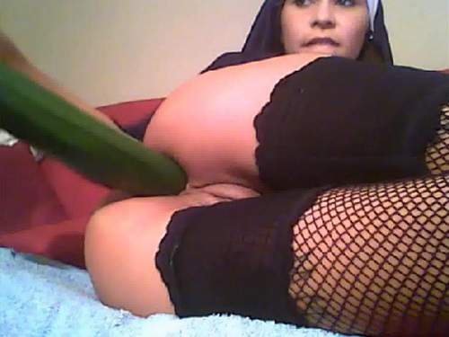 Anal – Mad webcam with sexy nun penetration anal