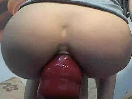Closeup – Webcam brunette really epic dildo anal and big rosebutt