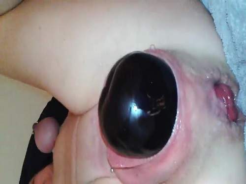 Amateur – Eggplant birthing hot mature close up amateur video
