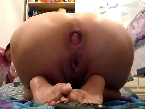 Huge ass anal gape
