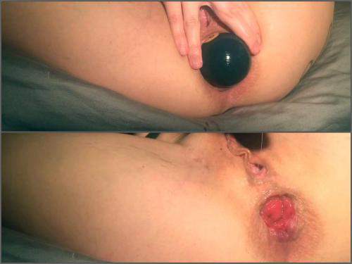 Rosebutt Loose – Booty pornstar LilySkye giant ball fully penetration in gape and little rosebutt