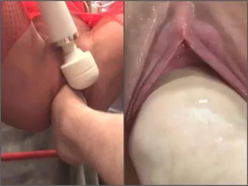 Stretching gape – Rising pornstar Crazywifeslut vaginal pump and gets foot fuck after this
