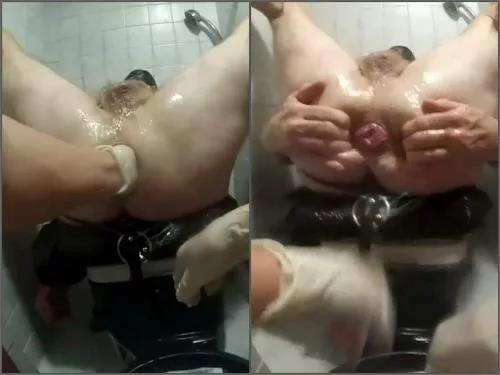 Submissive Husband Nasty Cuckold Trainee is Double Fisted,Submissive Husband fisting,fisting domination,femdom fisting,femdom sex,anal fisting video,anal prolapse male,femdom dap
