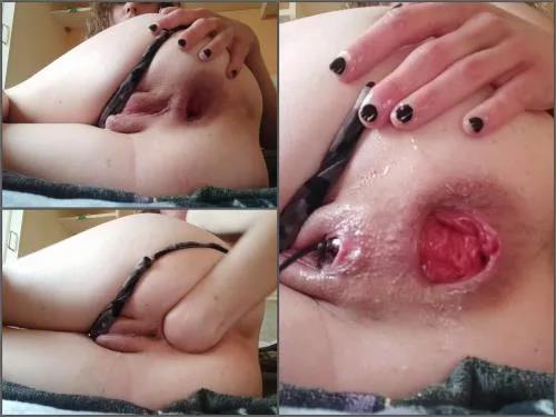 Food Stuffing – Sexy big ass pornstar Vibrating egg masturbation to rosebutt – Premium user Request